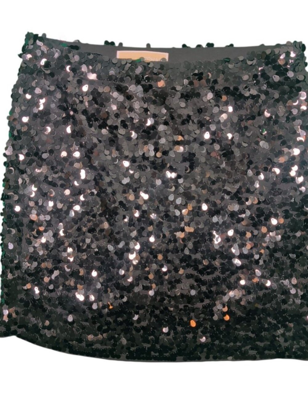 MICHAEL Michael Kors Womens XS Black Sequin Mini Skirt Paillette Party Cocktail